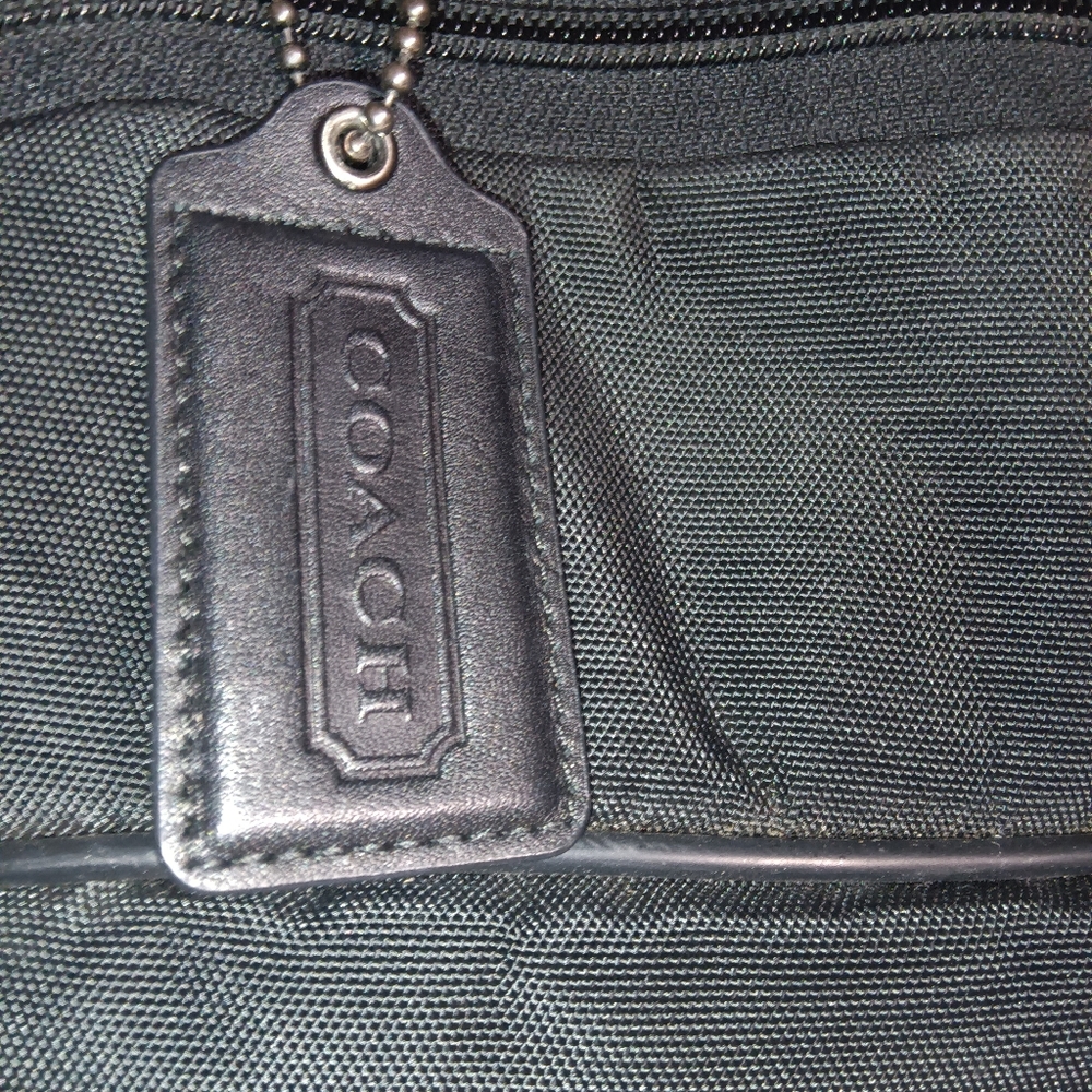 Coach Backpack Rucksack Nylon Black F77194 Laptop Bag Travel Voyage - Picture 7 of 8